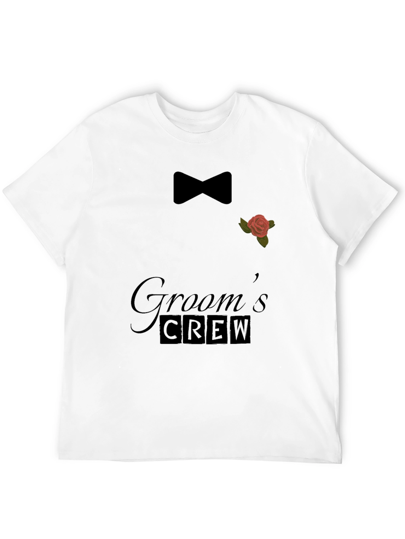 Grooms Crew Graphic T-Shirt