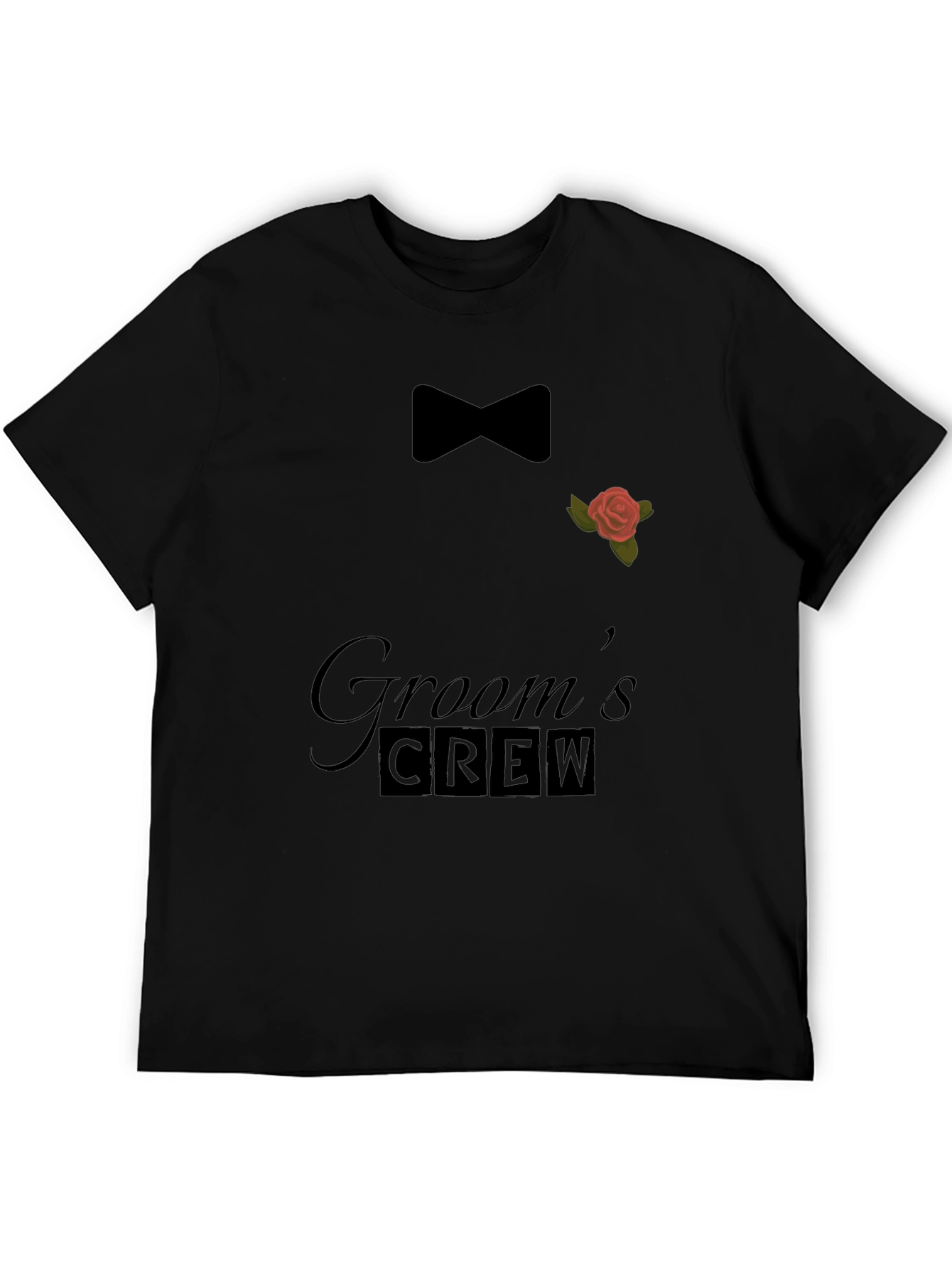 Grooms Crew Graphic T-Shirt