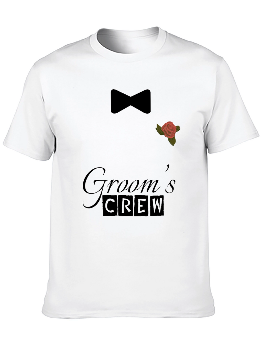 Grooms Crew Graphic T-Shirt