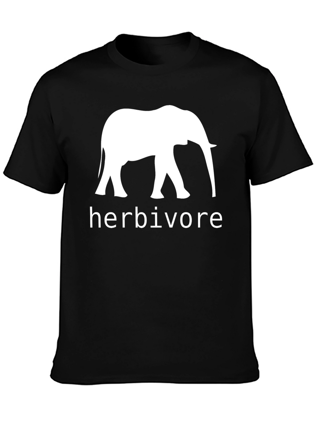 Herbivore Elephant Black T-Shirt
