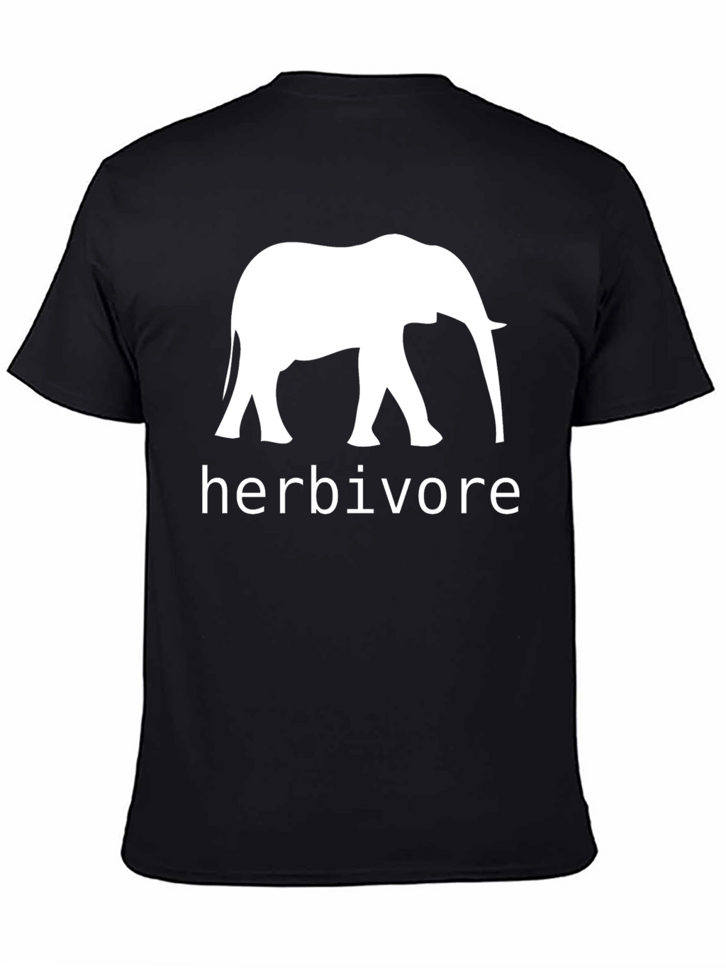 Herbivore Elephant Black T-Shirt