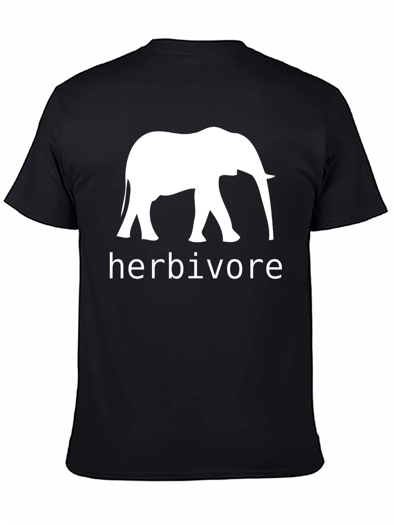 Herbivore Elephant Black T-Shirt