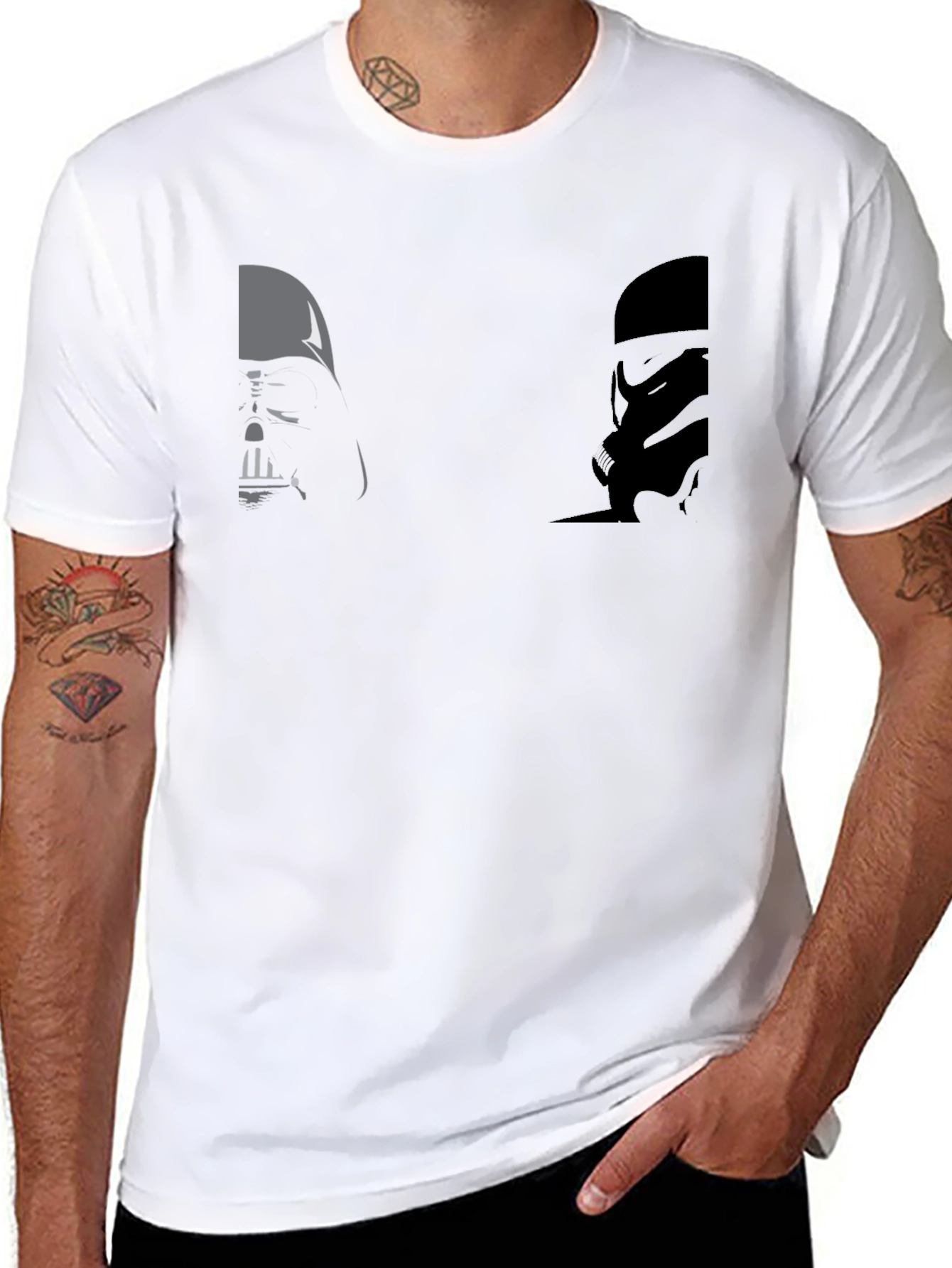 Star Wars Graphic T-Shirt - Vader & Stormtrooper