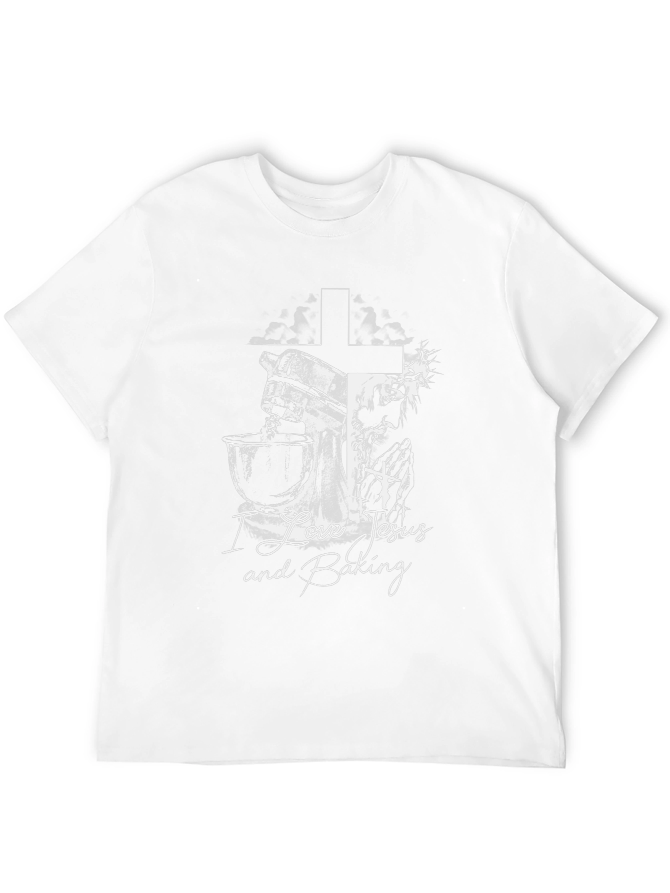 I Love Jesus and Baking T-Shirt
