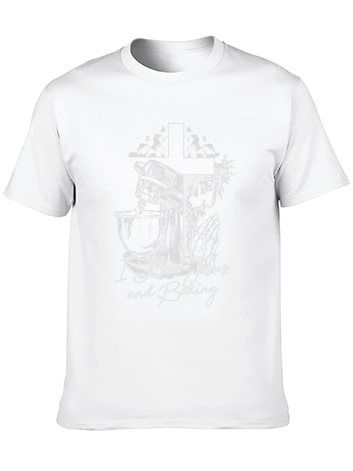 I Love Jesus and Baking T-Shirt