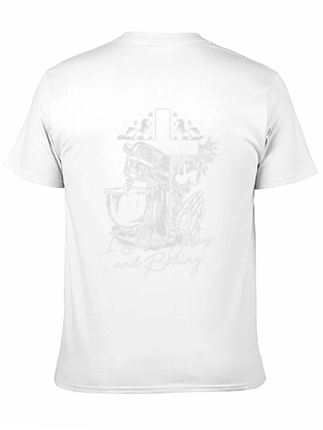 I Love Jesus and Baking T-Shirt