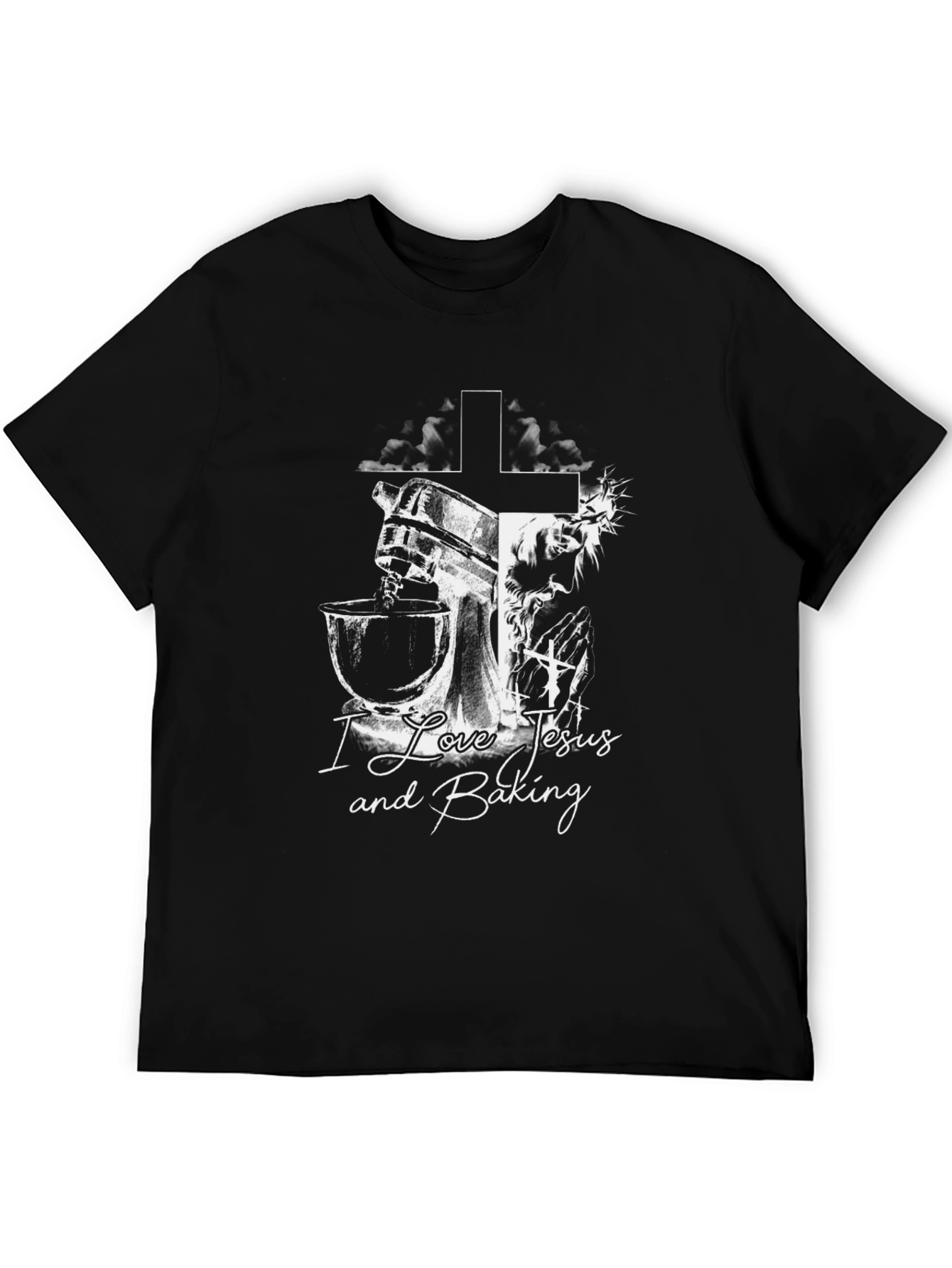 I Love Jesus and Baking T-Shirt