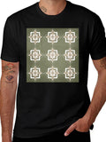 Geometric Pattern T-Shirt - Stylish Casual Wear