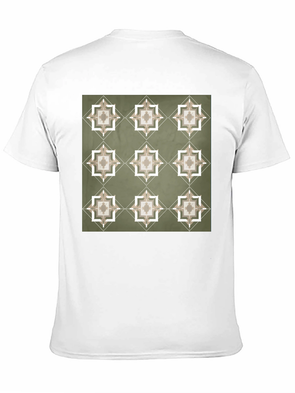 Geometric Pattern T-Shirt - Stylish Casual Wear