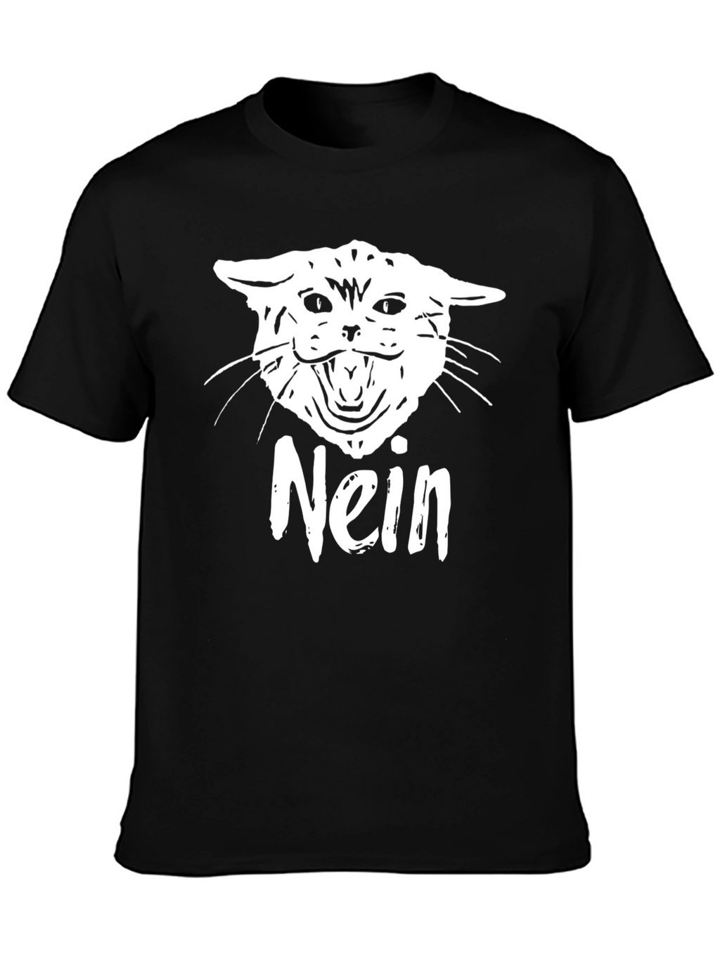 Nein Cat Meme T-Shirt - Funny Graphic Tee