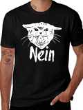 Nein Cat Meme T-Shirt - Funny Graphic Tee