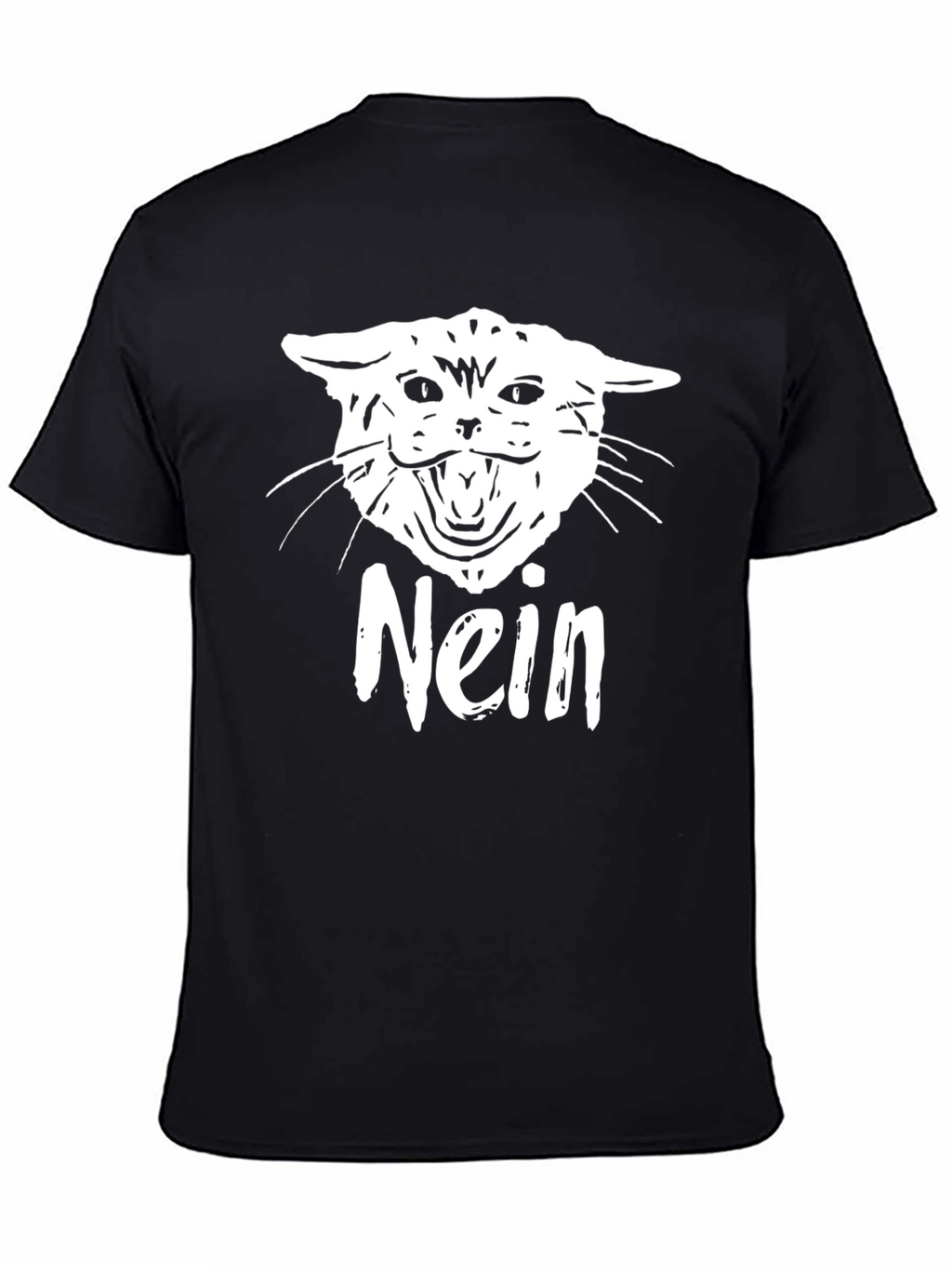 Nein Cat Meme T-Shirt - Funny Graphic Tee