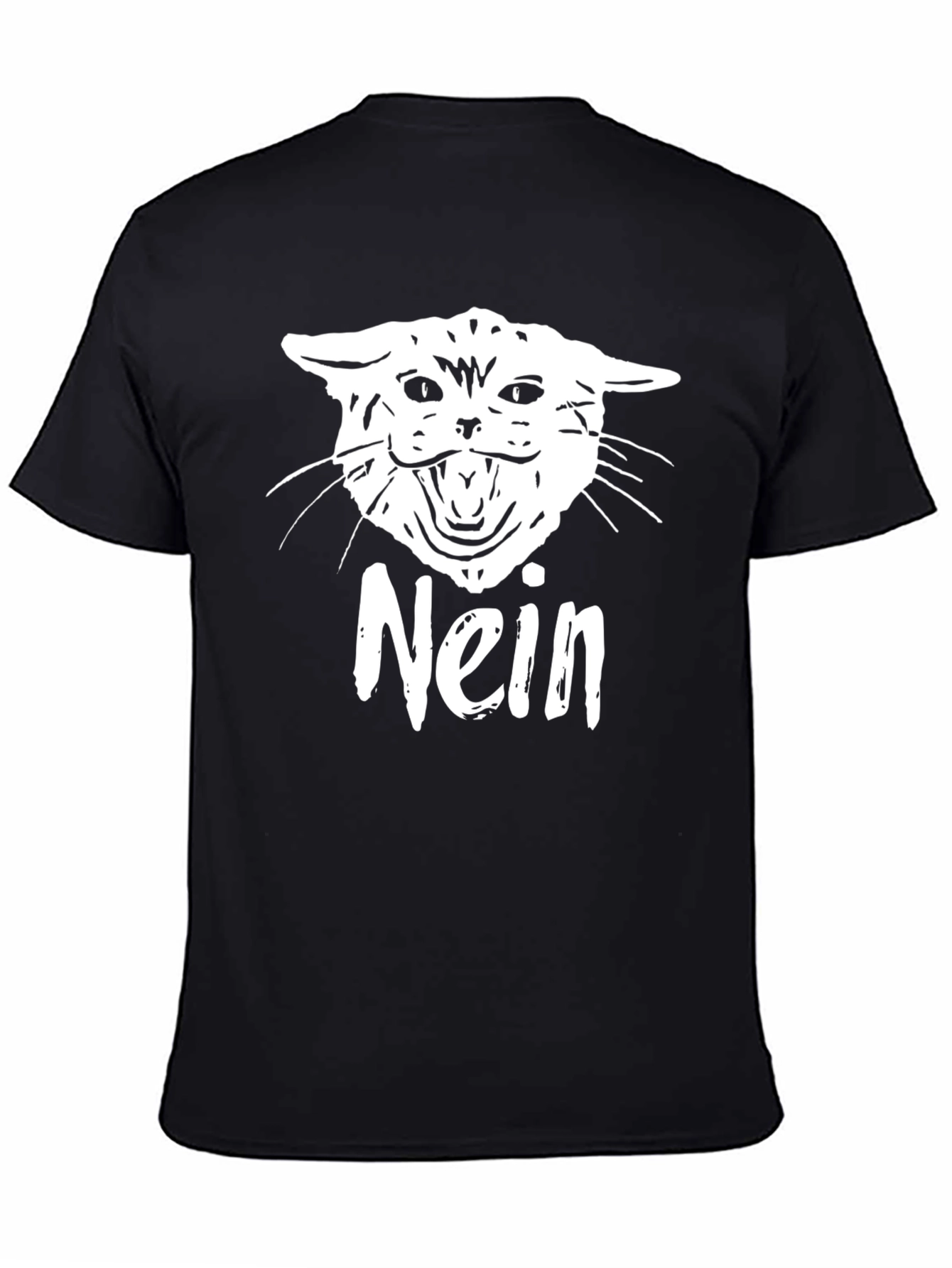 Nein Cat Meme T-Shirt - Funny Graphic Tee