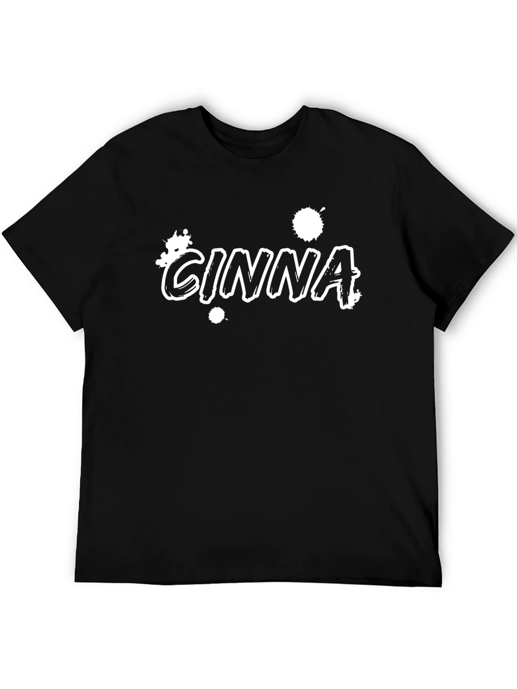 CINNA Graphic Tee - Trendy Black T-Shirt