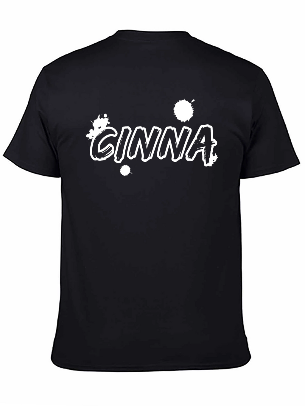 CINNA Graphic Tee - Trendy Black T-Shirt