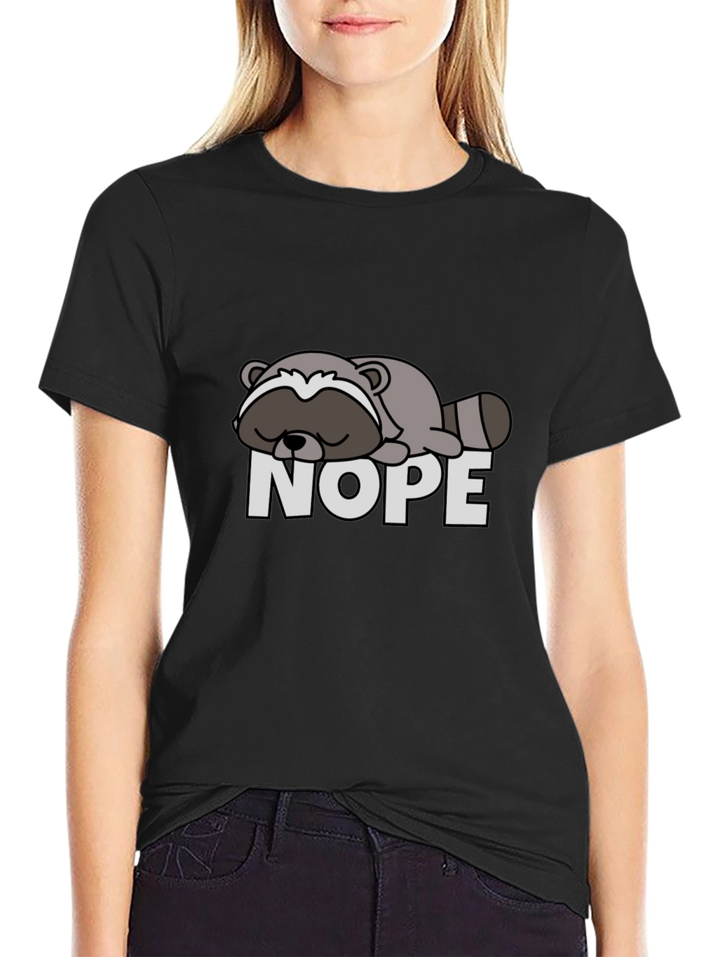 Nope Raccoon T-Shirt