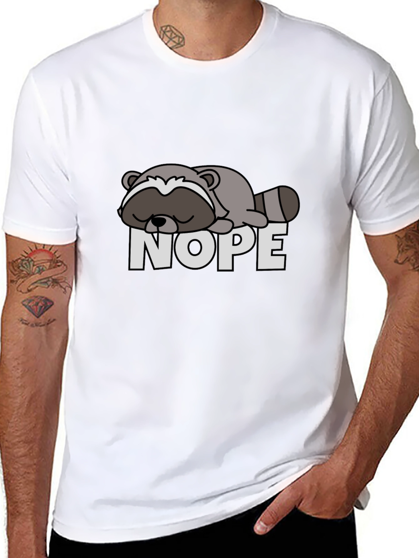 Nope Raccoon T-Shirt
