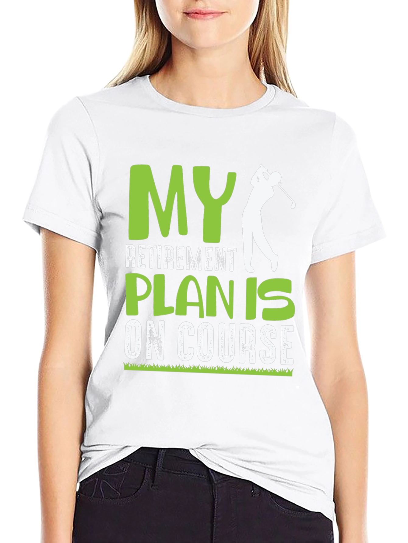 Golf Retirement Plan On Course Graphic T-Shirt