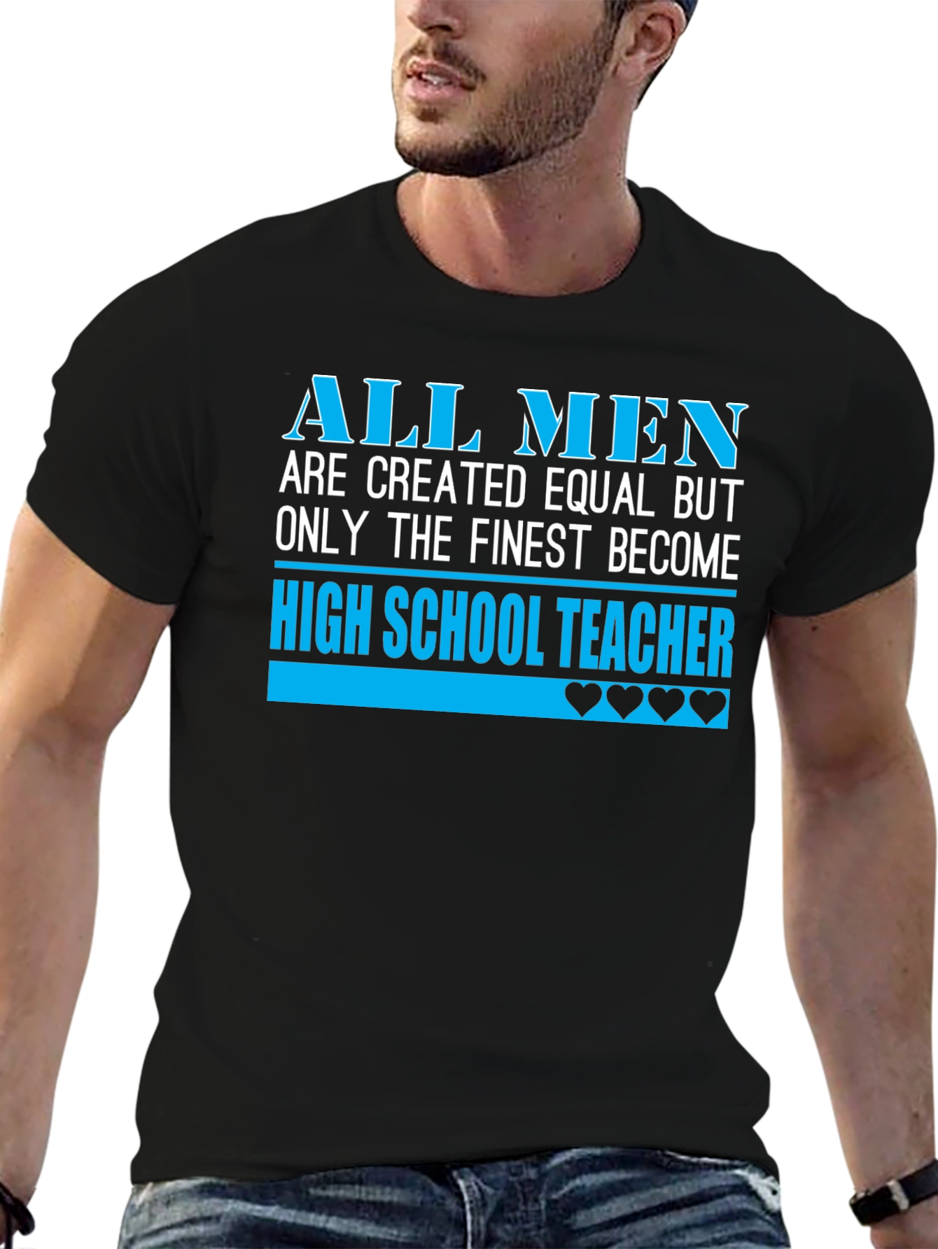 Finest High School Teacher Graphic Tee
