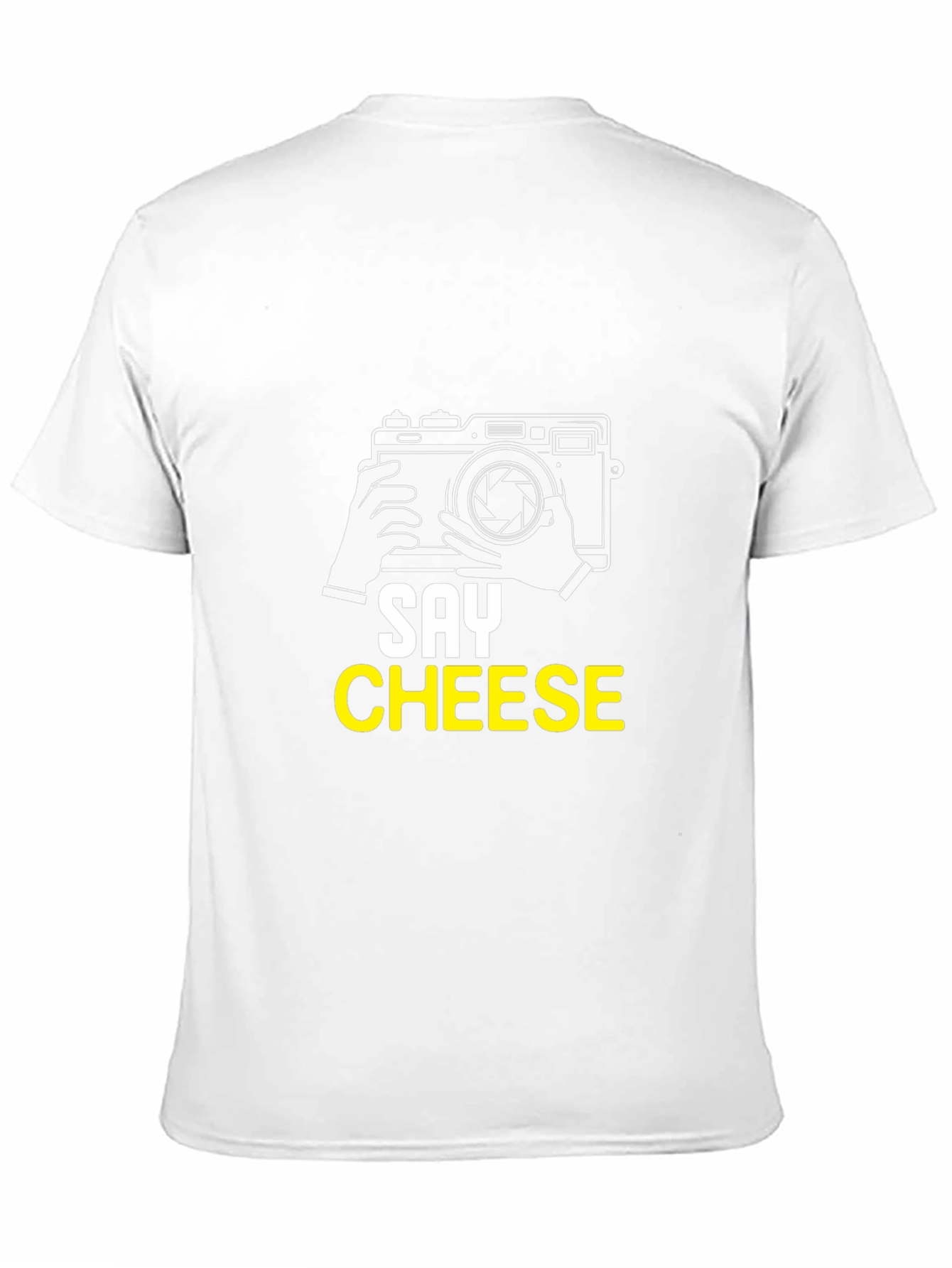 Say Cheese Graphic T-Shirt - Black Cotton