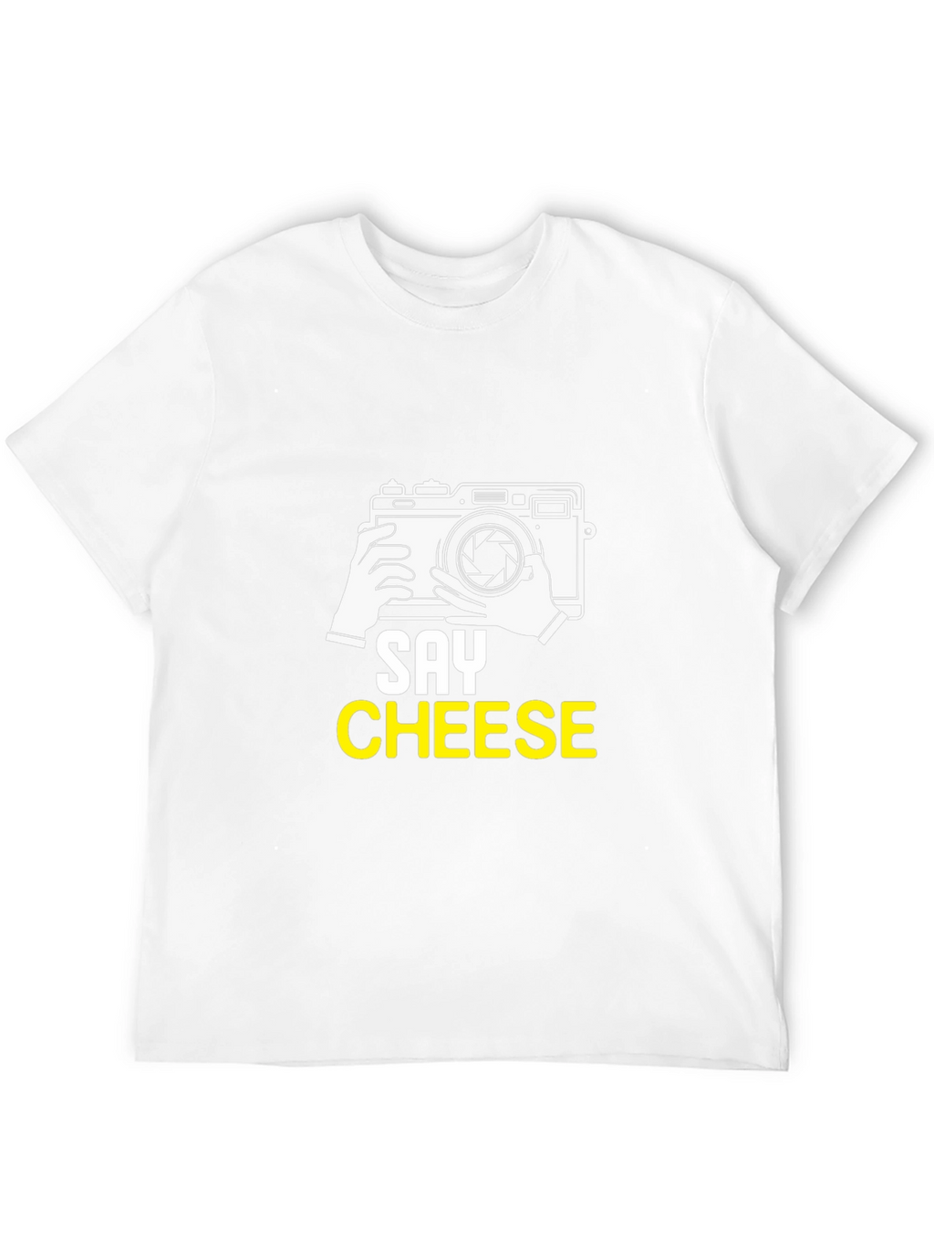 Say Cheese Graphic T-Shirt - Black Cotton