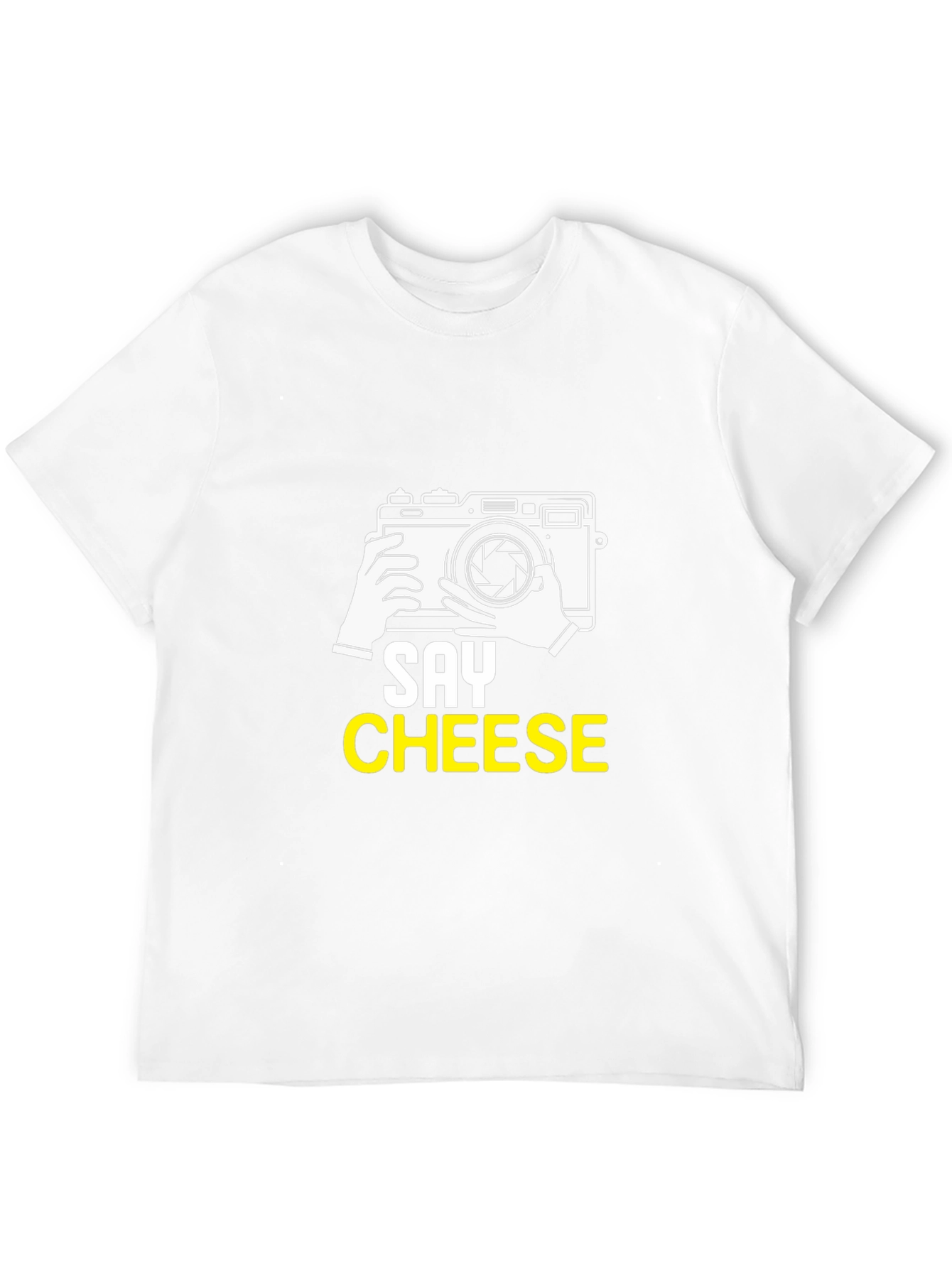 Say Cheese Graphic T-Shirt - Black Cotton