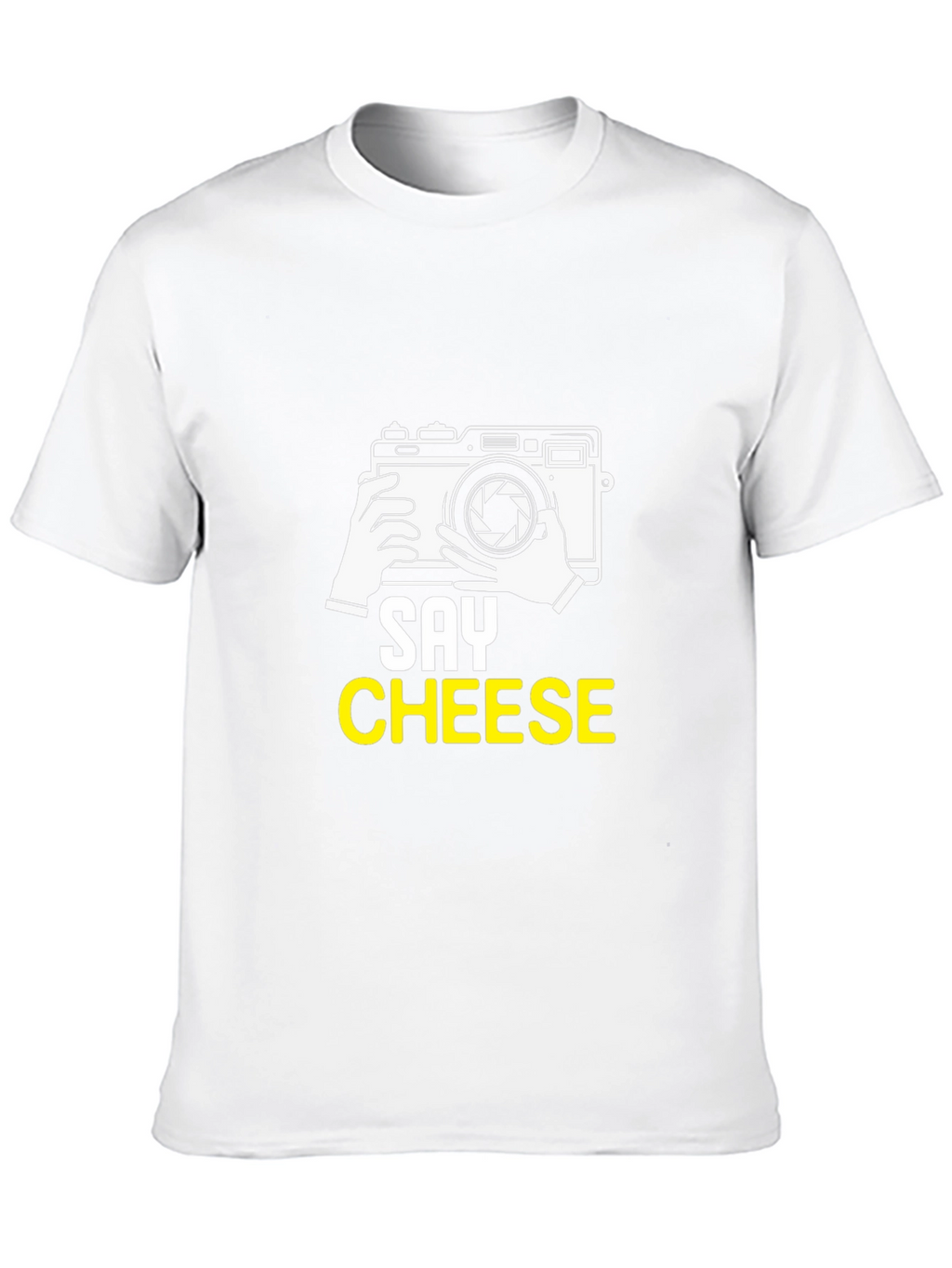 Say Cheese Graphic T-Shirt - Black Cotton