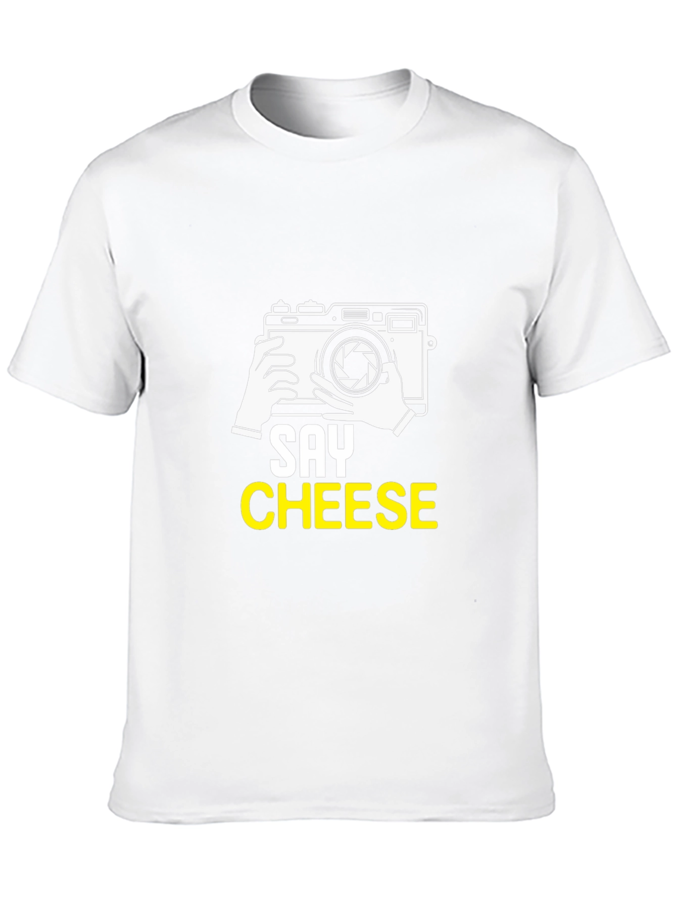 Say Cheese Graphic T-Shirt - Black Cotton