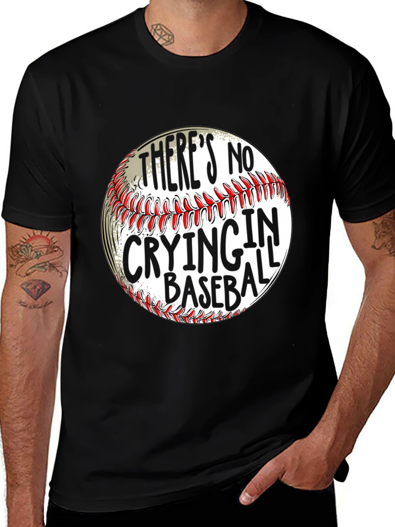 Theres No Crying in Baseball T-Shirt