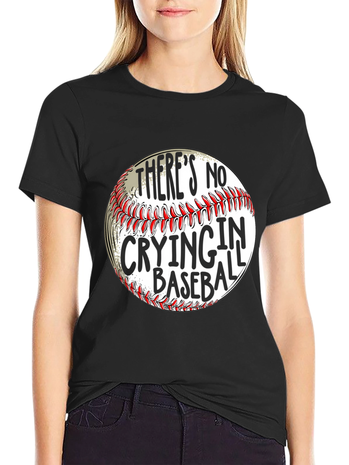 Theres No Crying in Baseball T-Shirt