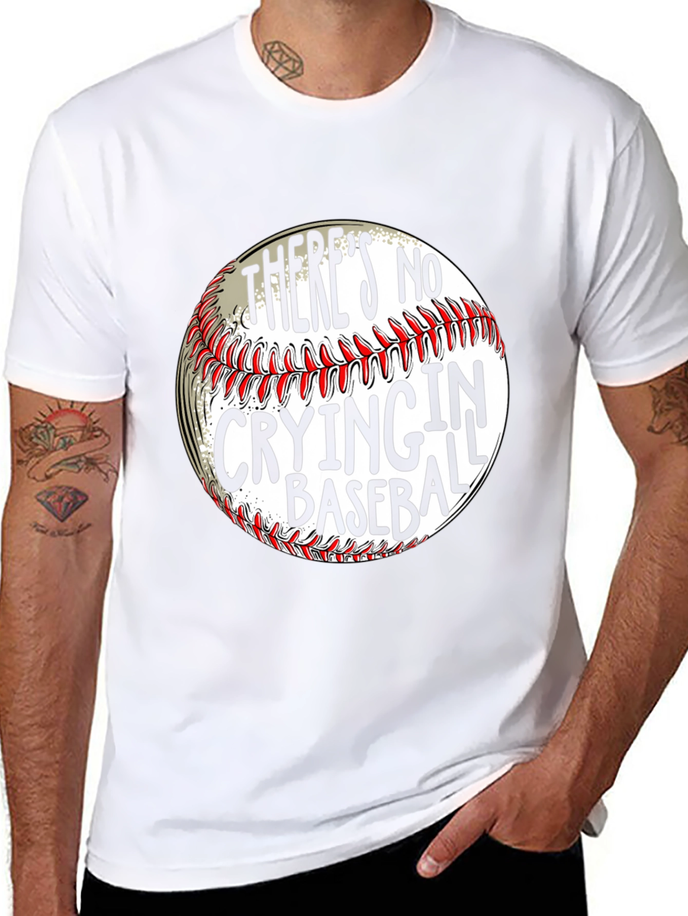 Theres No Crying in Baseball T-Shirt