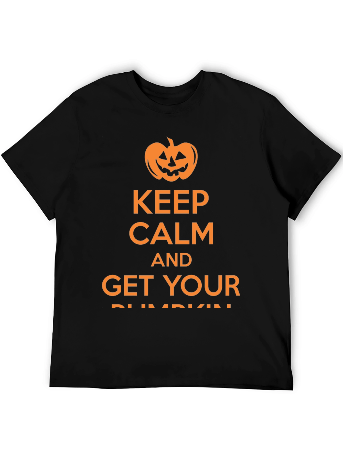 Keep Calm Halloween Pumpkin T-Shirt