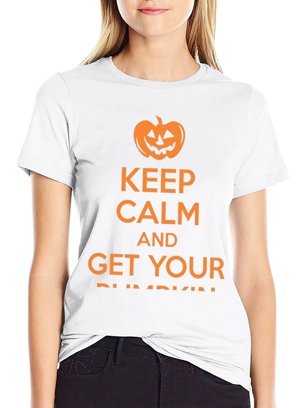 Keep Calm Halloween Pumpkin T-Shirt