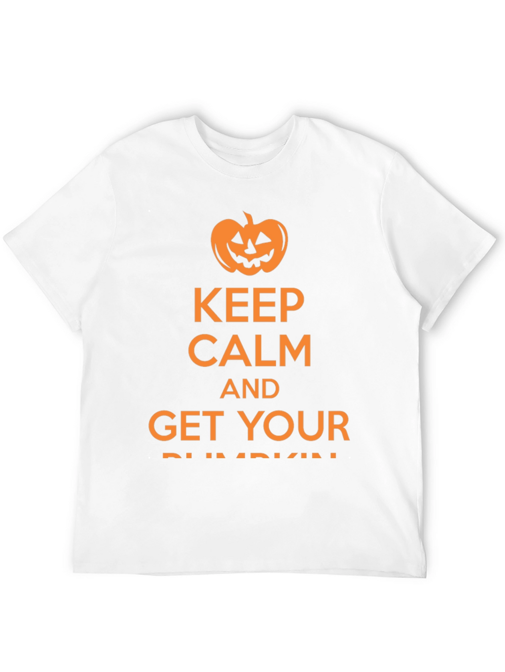 Keep Calm Halloween Pumpkin T-Shirt