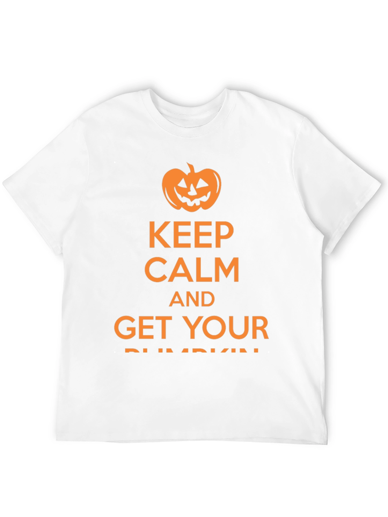Keep Calm Halloween Pumpkin T-Shirt