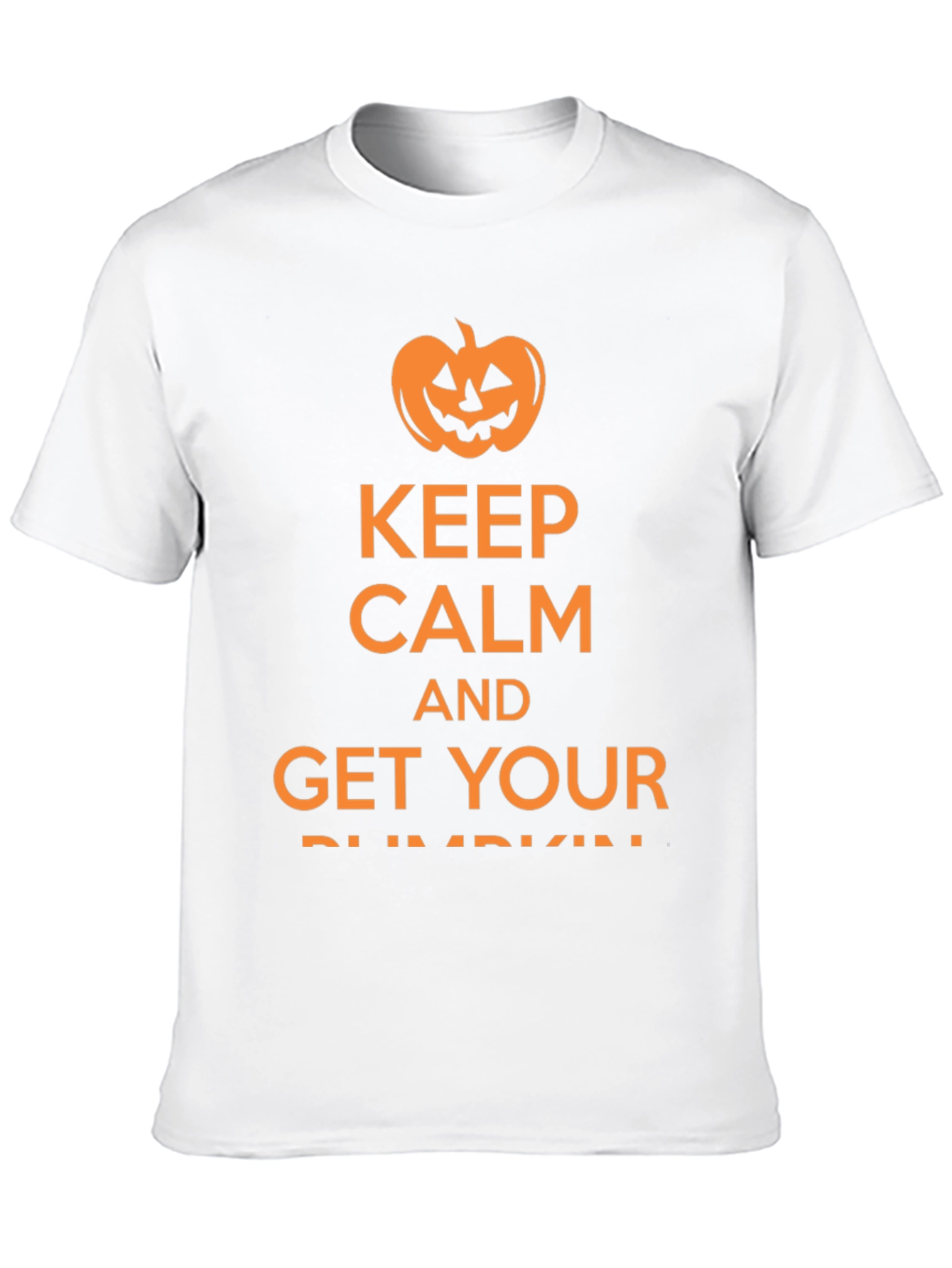 Keep Calm Halloween Pumpkin T-Shirt