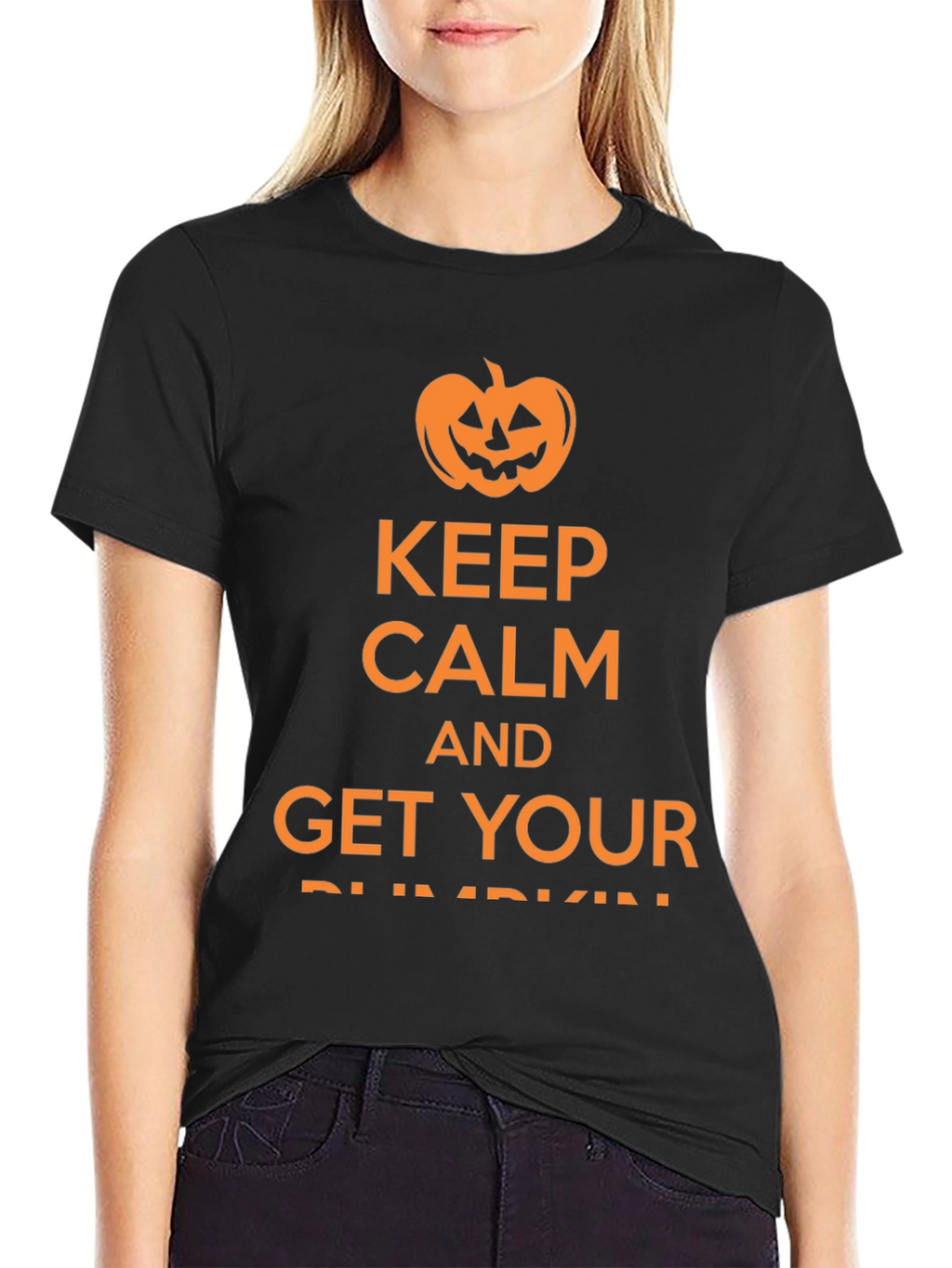 Keep Calm Halloween Pumpkin T-Shirt