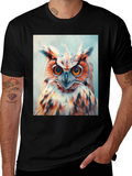 Owl Graphic Print Tee