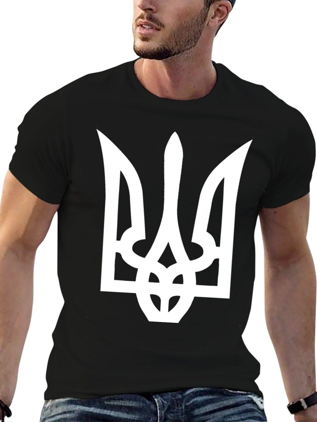 Ukraine Trident Black T-Shirt