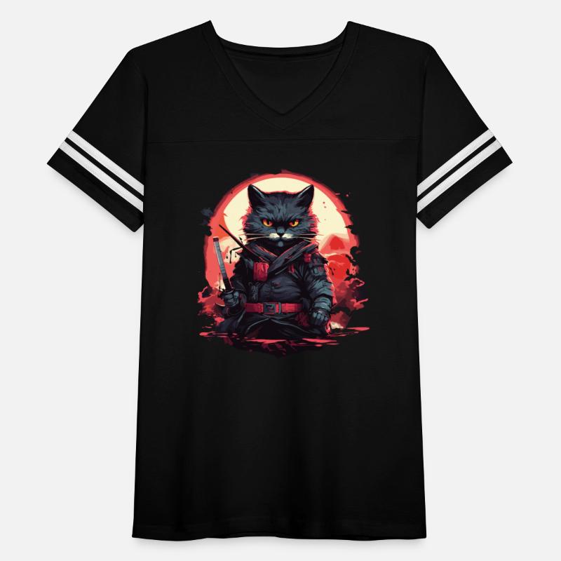 Japanese Samurai Cat Japan Aesthetic Cat Lover