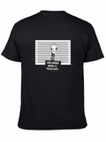 Giraffe Mugshot T-Shirt - Funny Animal Tee