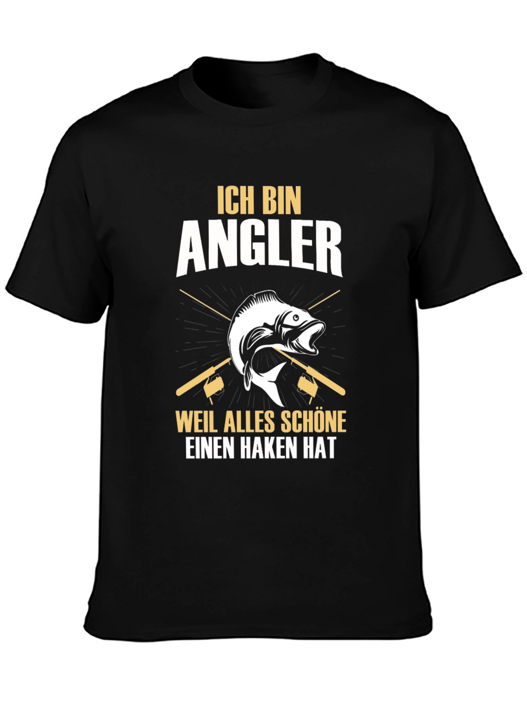 Ich Bin Angler T-Shirt - Fishing Design