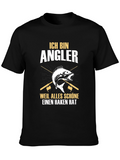 Ich Bin Angler T-Shirt - Fishing Design
