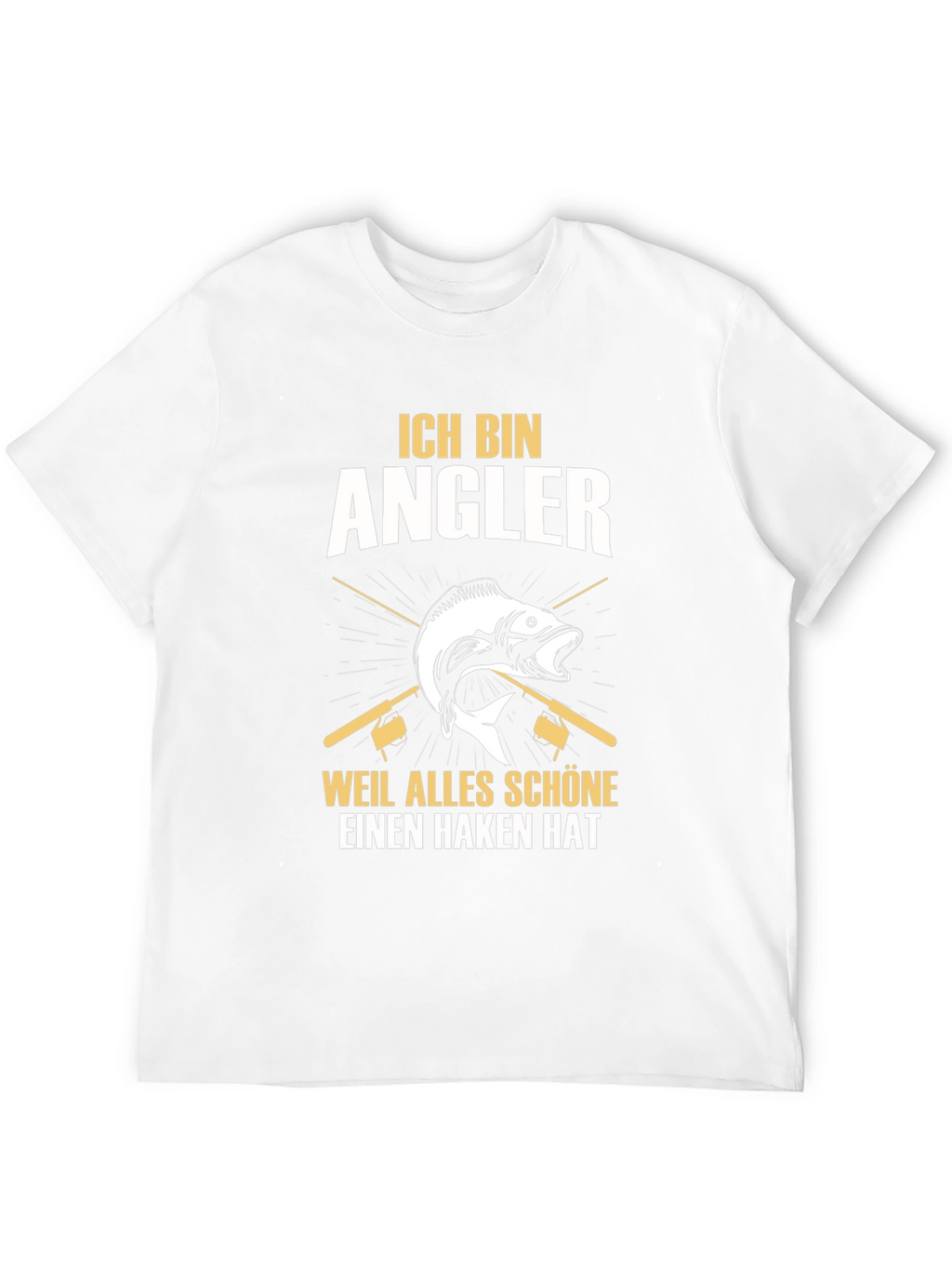 Ich Bin Angler T-Shirt - Fishing Design