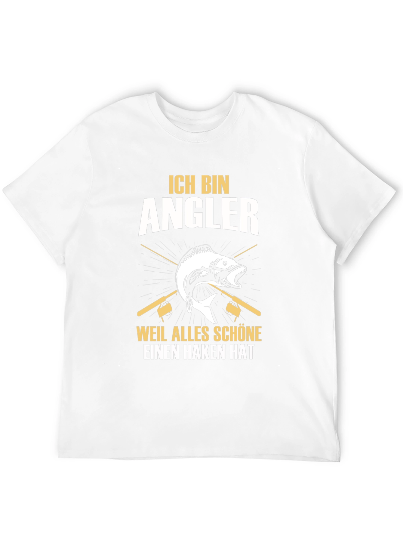 Ich Bin Angler T-Shirt - Fishing Design