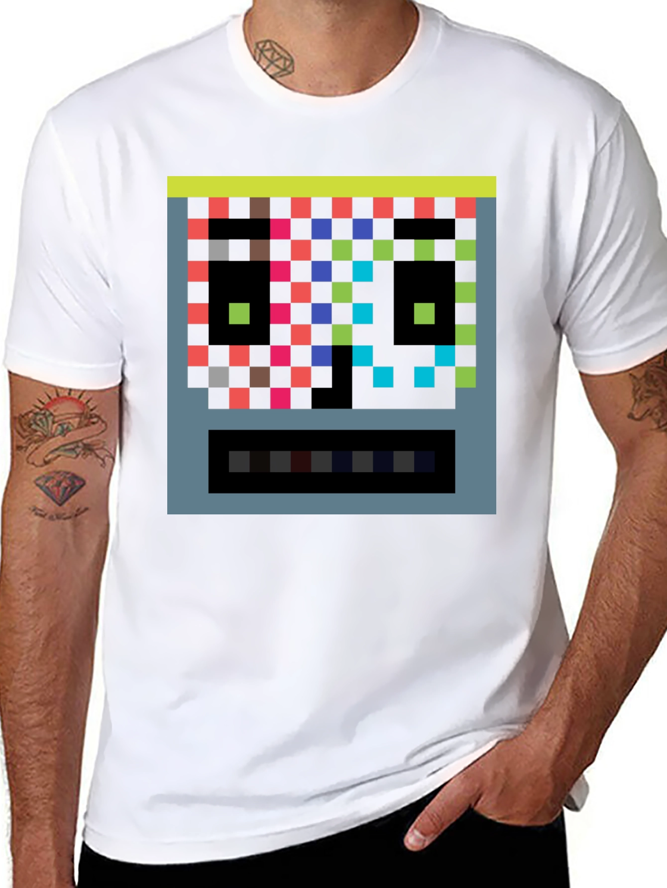 Pixelated Arcade Game T-Shirt - Retro Gaming