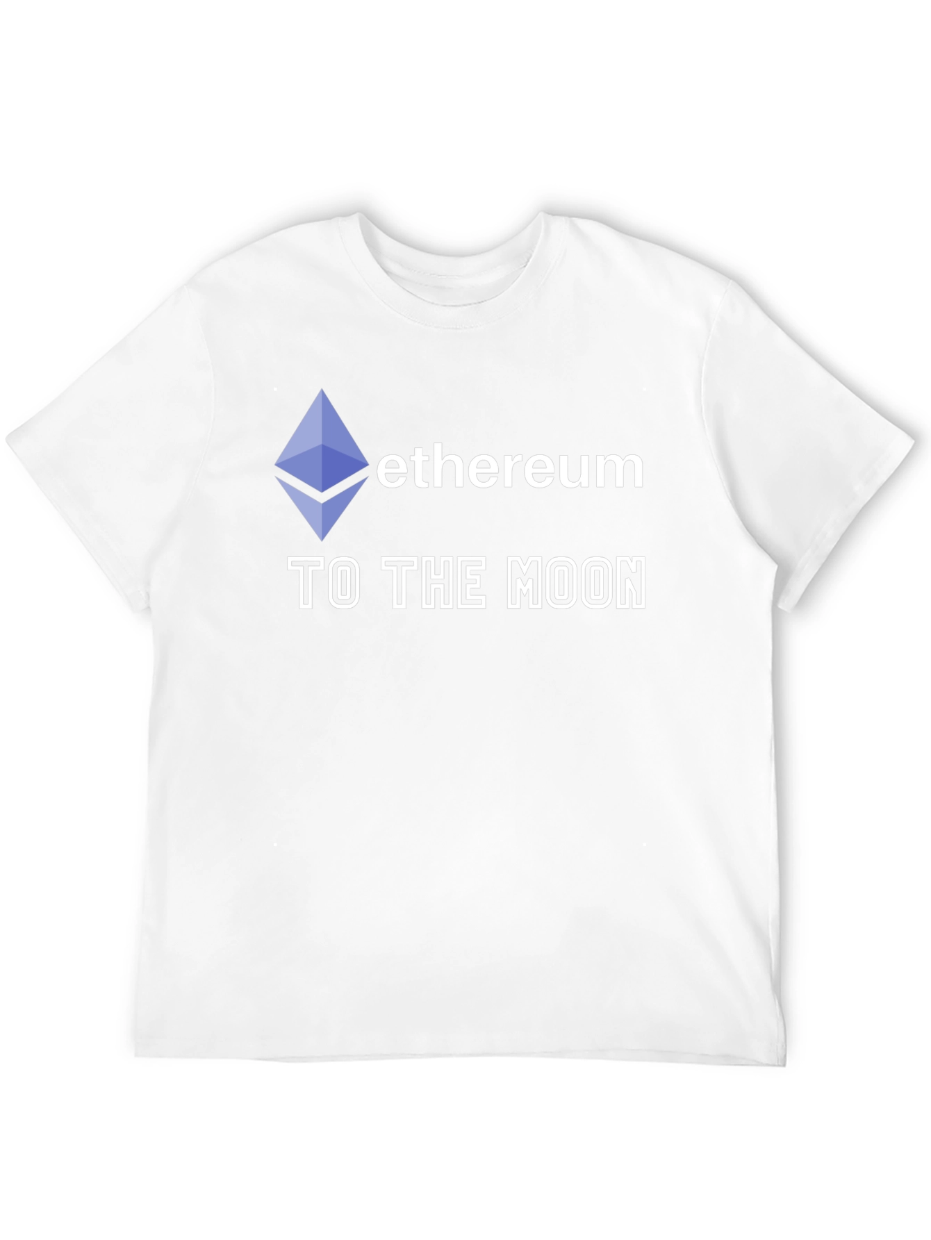Ethereum To The Moon Black T-Shirt