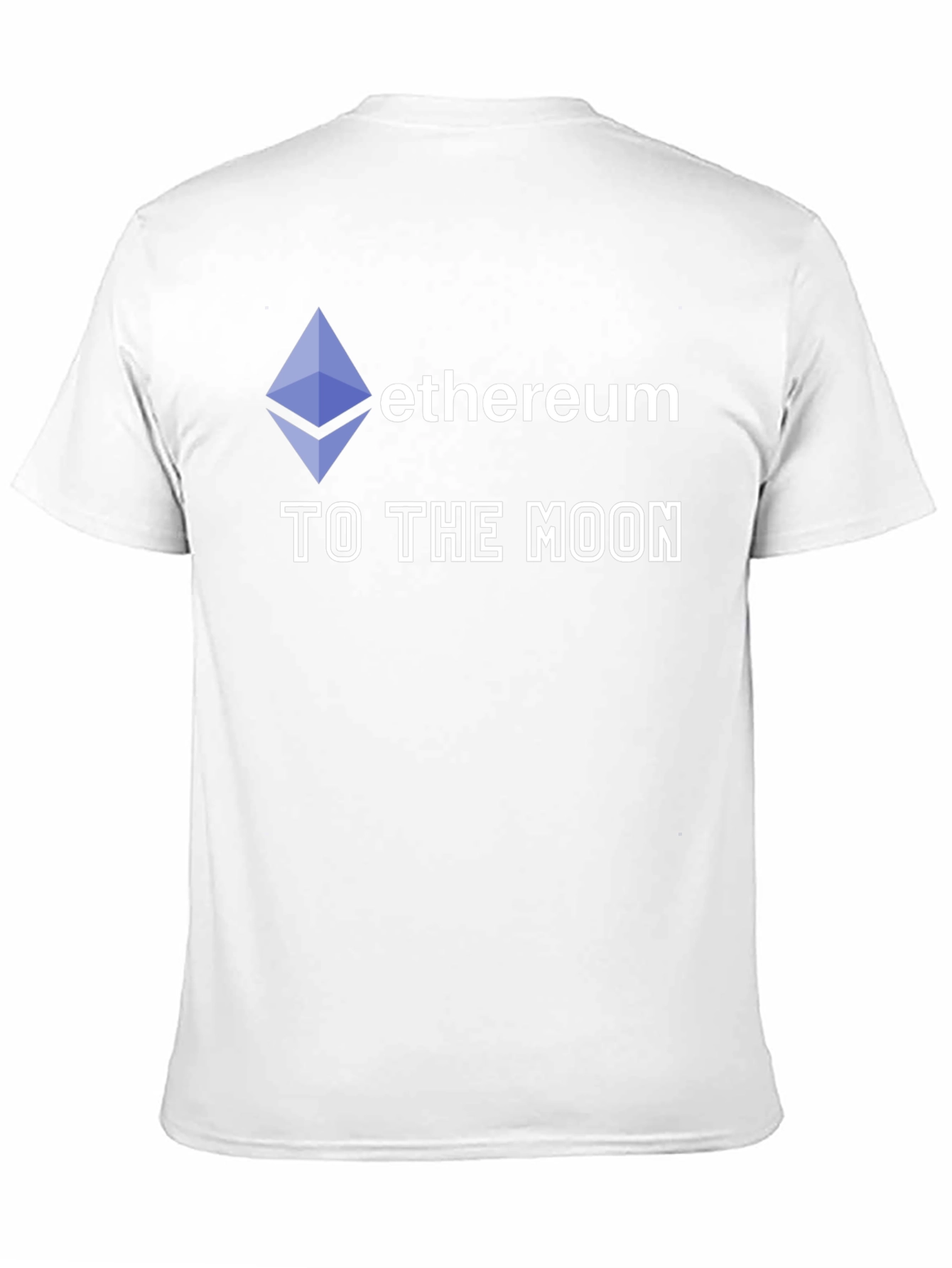 Ethereum To The Moon Black T-Shirt