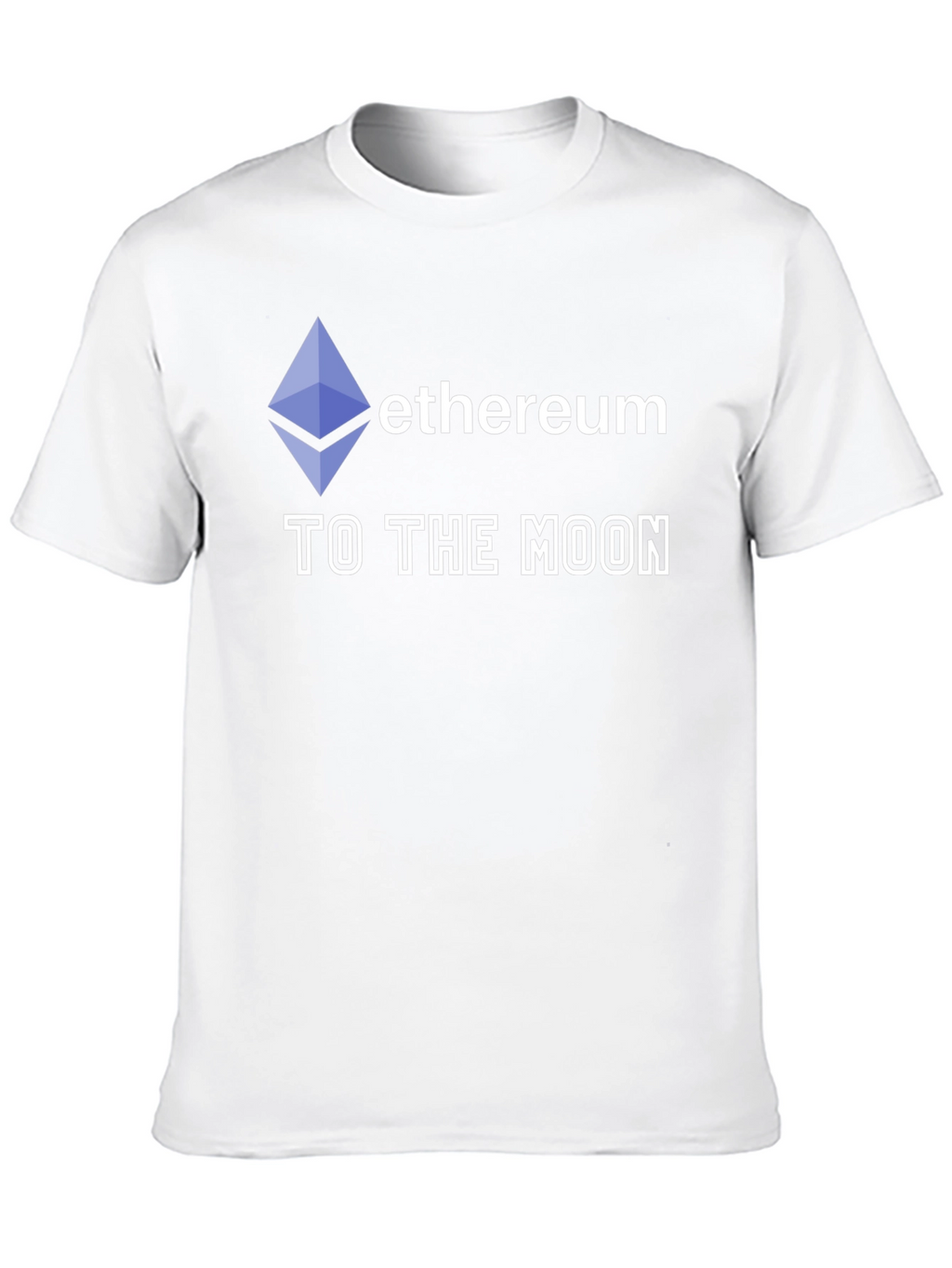 Ethereum To The Moon Black T-Shirt