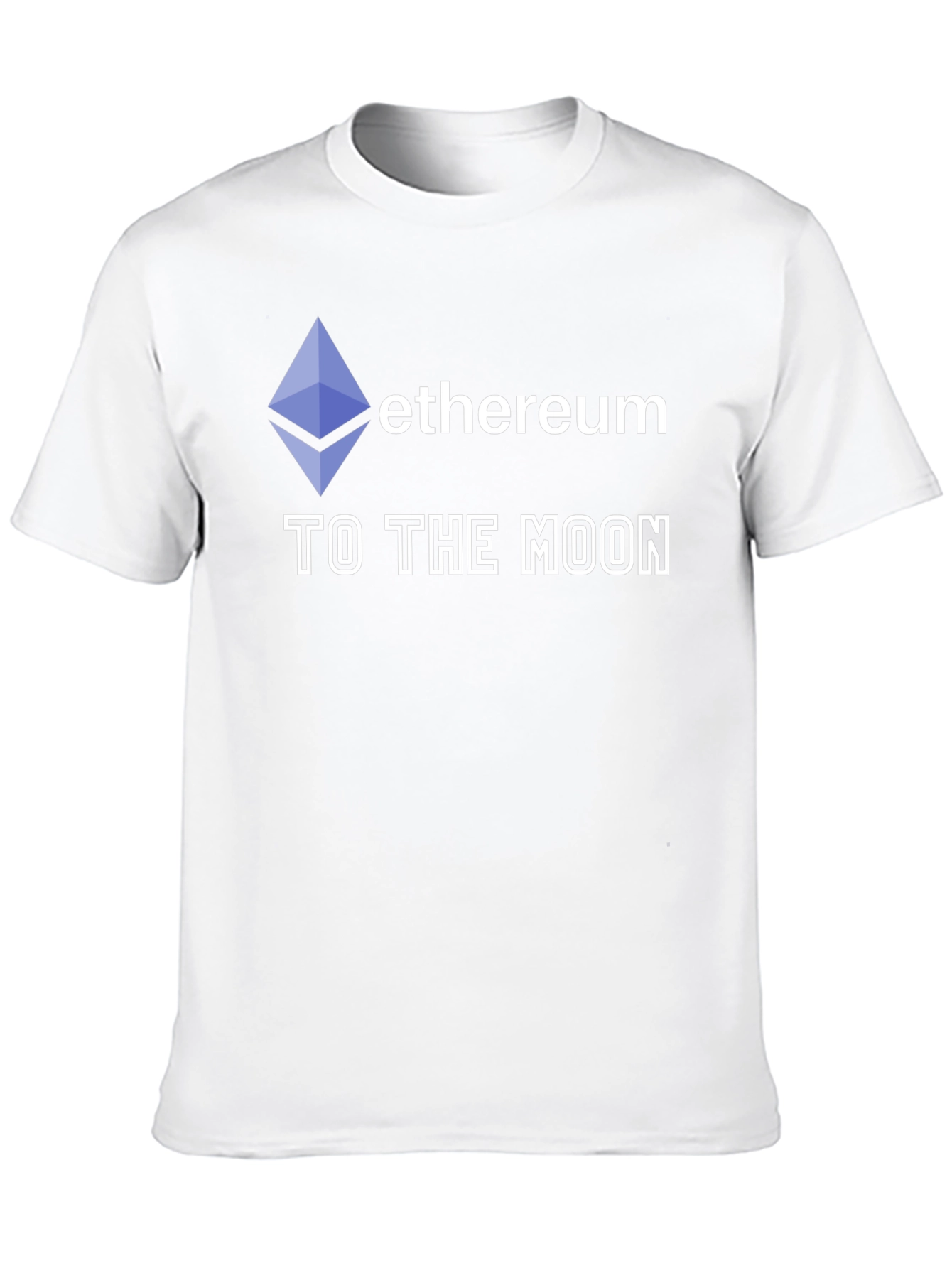 Ethereum To The Moon Black T-Shirt
